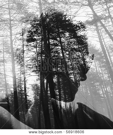 Abstract Woman Portrait