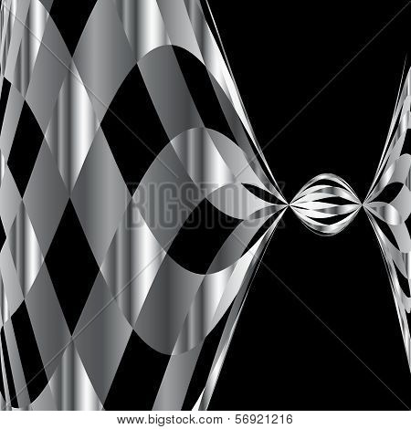High grade silver background