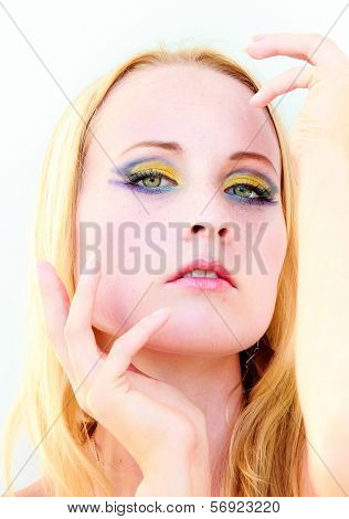 Face Coseup Vivid Makeup 