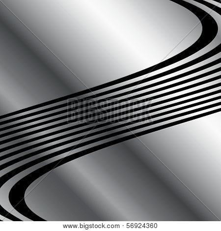 High grade metal wave background