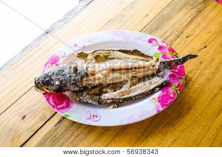 Grilled Snakehead Fish