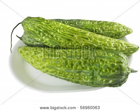 Karela (bitter Melon) On A Plate