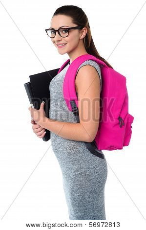 University Student Ready To Attend College