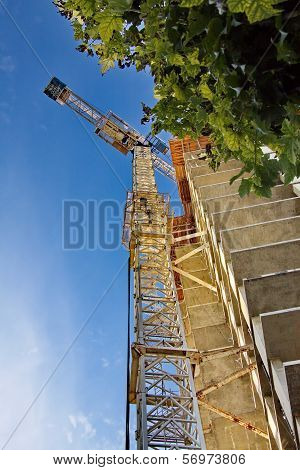 Construction in the city