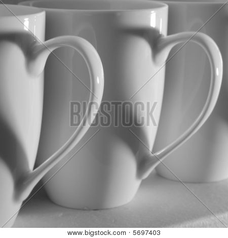 Tazza di caffè cuori