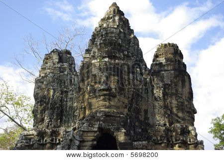 drei Türme von Bajon in angkor