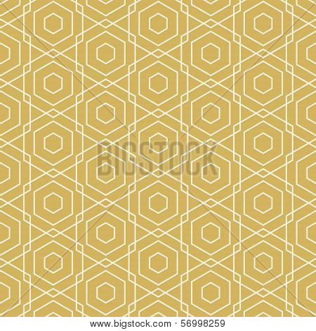 Abstract White Line Pattern on Brown Background