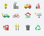 Ecology icon set