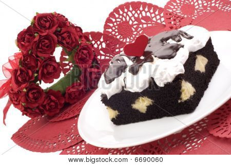 San Valentín Chocolate crema torta