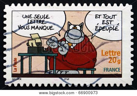 Postage Stamp France 2005 Cat, Comics By Philippe Geluck