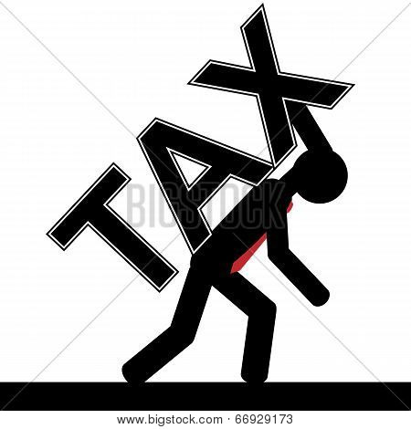 Tax over man