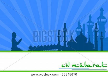 Eid Mubarak ( Blessing for Eid) background