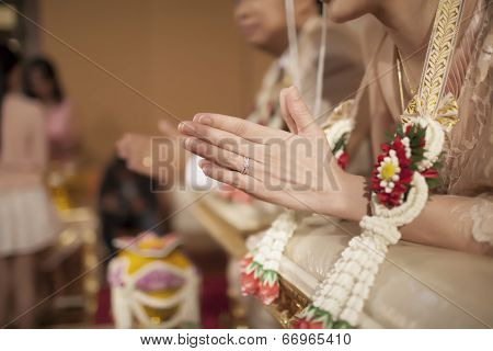 Thai wedding ceremony