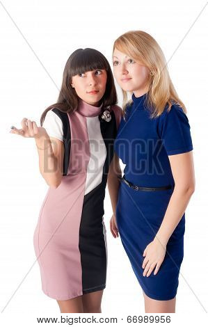 Two talking friends