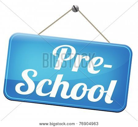 preschool education kindergarten nursery school or playgroup 
