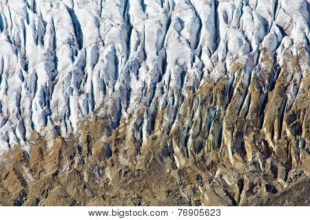 Aletsch Glacier In The Swiss Alps