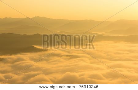 Fog On Mountain