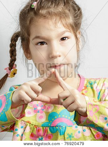 Serious Little Girl