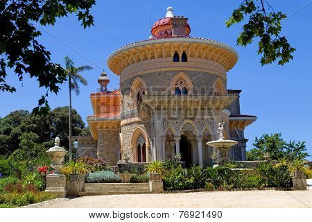 Palace of Monserrate in the village of Sintra, Lisbon, Portugal