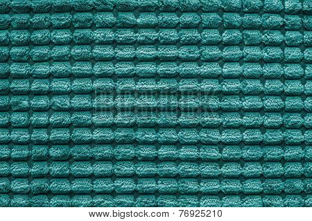 Texture Of Terry Fabric Silvery Green Color