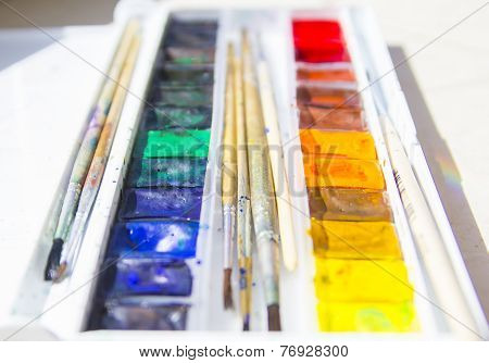 watercolor drawing tools