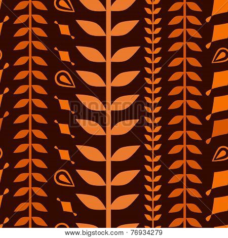 Seamless Pattern With Wheat