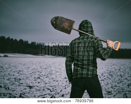 Man And Shovel