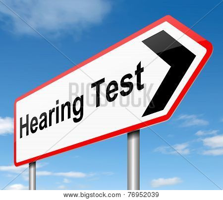 Hearing Test Concept.