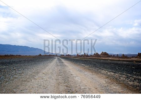 Trail Into Mojave Desert