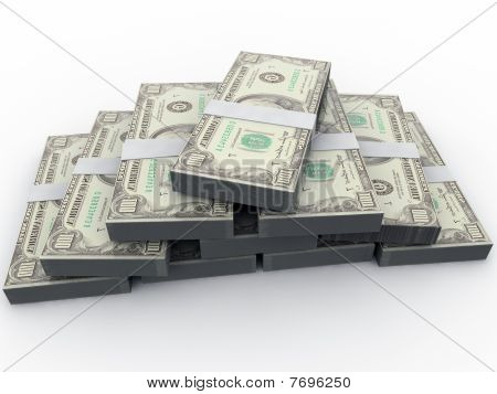 3D dolar