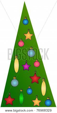 Decorated Christmas tree