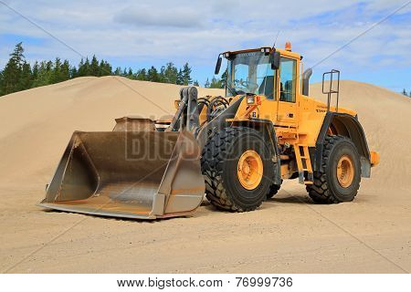 Volvo L150E Wheel Loader At A Sand Pit