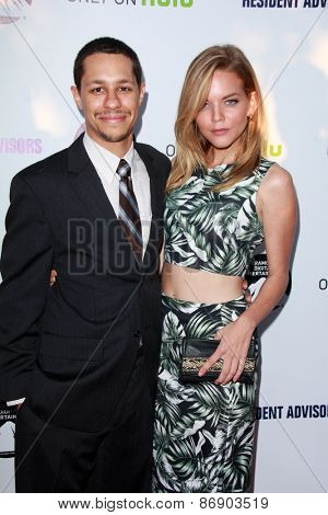 LOS ANGELES - MAR 31:  David Carrillo, Katie Wallace at the 