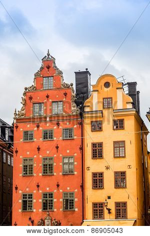 Stortorget Place In Gamla Stan, Stockholm