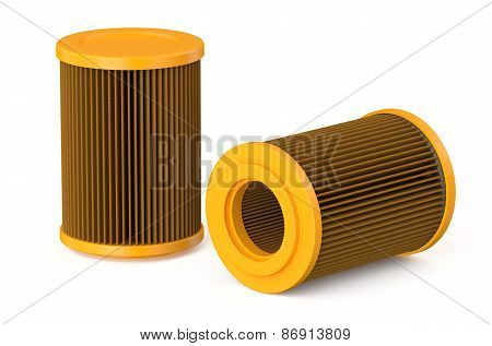 Orange Car Air Filter