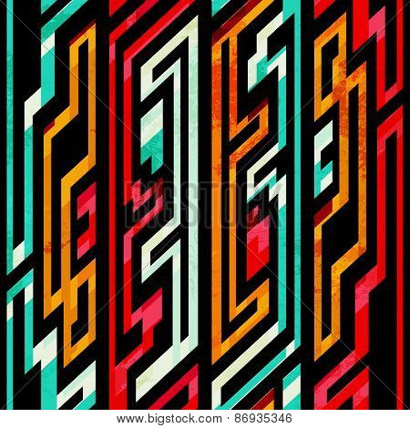 Bight Tribal Seamless Pattern