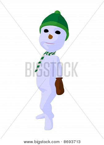 Snowboy Kunst Abbildung silhouette