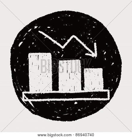 Bussiness Chart Doodle Drawing