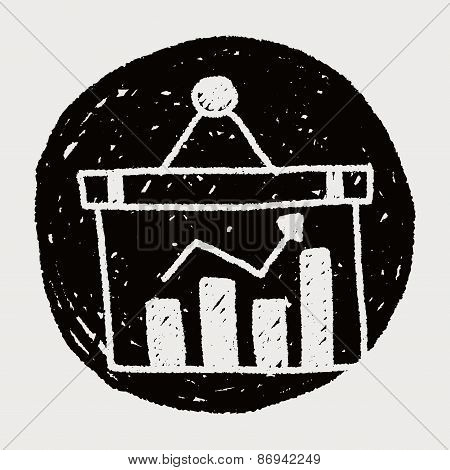 Bussiness Chart Doodle Drawing