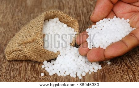 Close Up Of Some Urea Fertilizer
