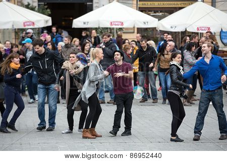 the international Flashmob day of rueda de Casino.