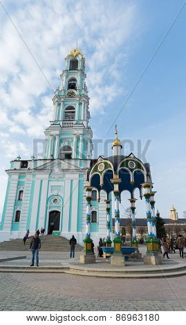 Sergiev Posad, Russia-march, 15, 2012. Monastery In A Sergiev Posad In The Moscow Region. It Was Bui
