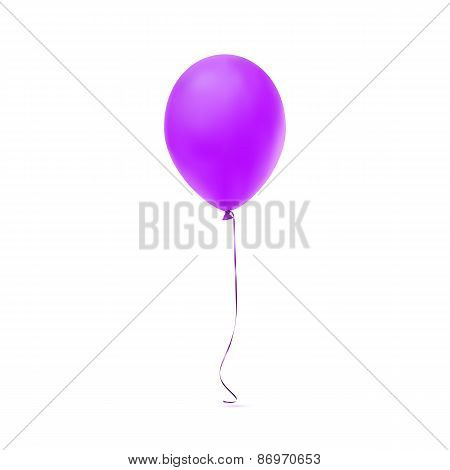 Purple balloon icon.