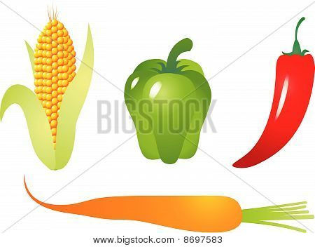 Vegetabilske vektor