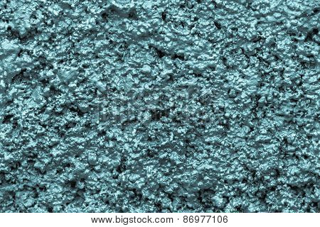 Bumpy Wall Surfaces Of Blue Color