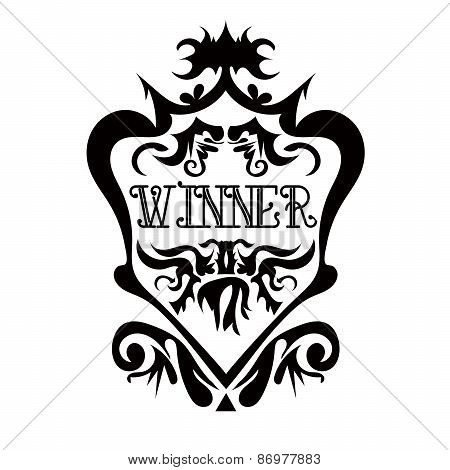 Emblem of winner