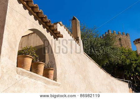 Majorca Capdepera village at  Mallorca Balearic Island Spain
