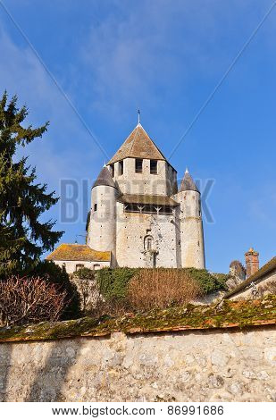 Caesar Tower (xii C.) Of Provins France. Unesco Site