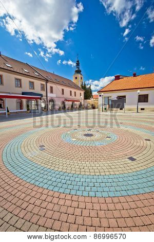 Town Of Ludbreg Square Vertical View