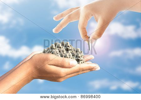 The Purchase Of Land, Soil, In Exchange For The Money They Bring.
